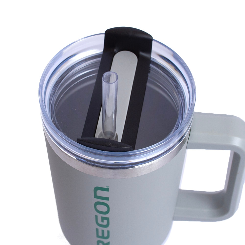 Oregon, Fanatic Group, Grey, Tumblers, Metal, Home & Auto, 40 ounce, Stainless Steel, Hydration, Handle, 863197